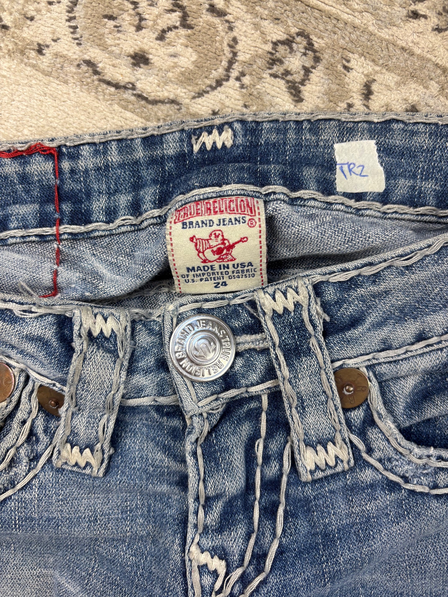 TRUE RELIGION JEANS W24 L32 #TR2