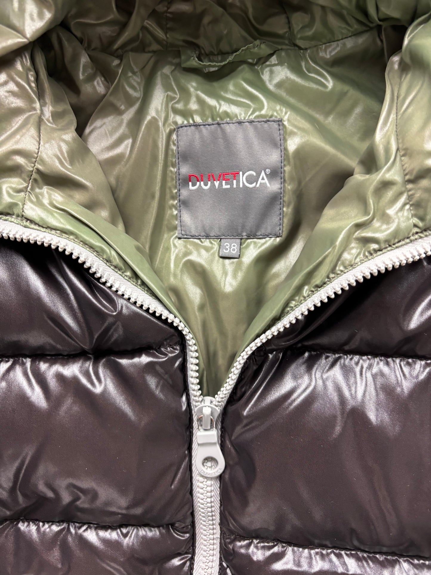 DUVETICA BROWN WOMEN PUFFER JACKET (S)