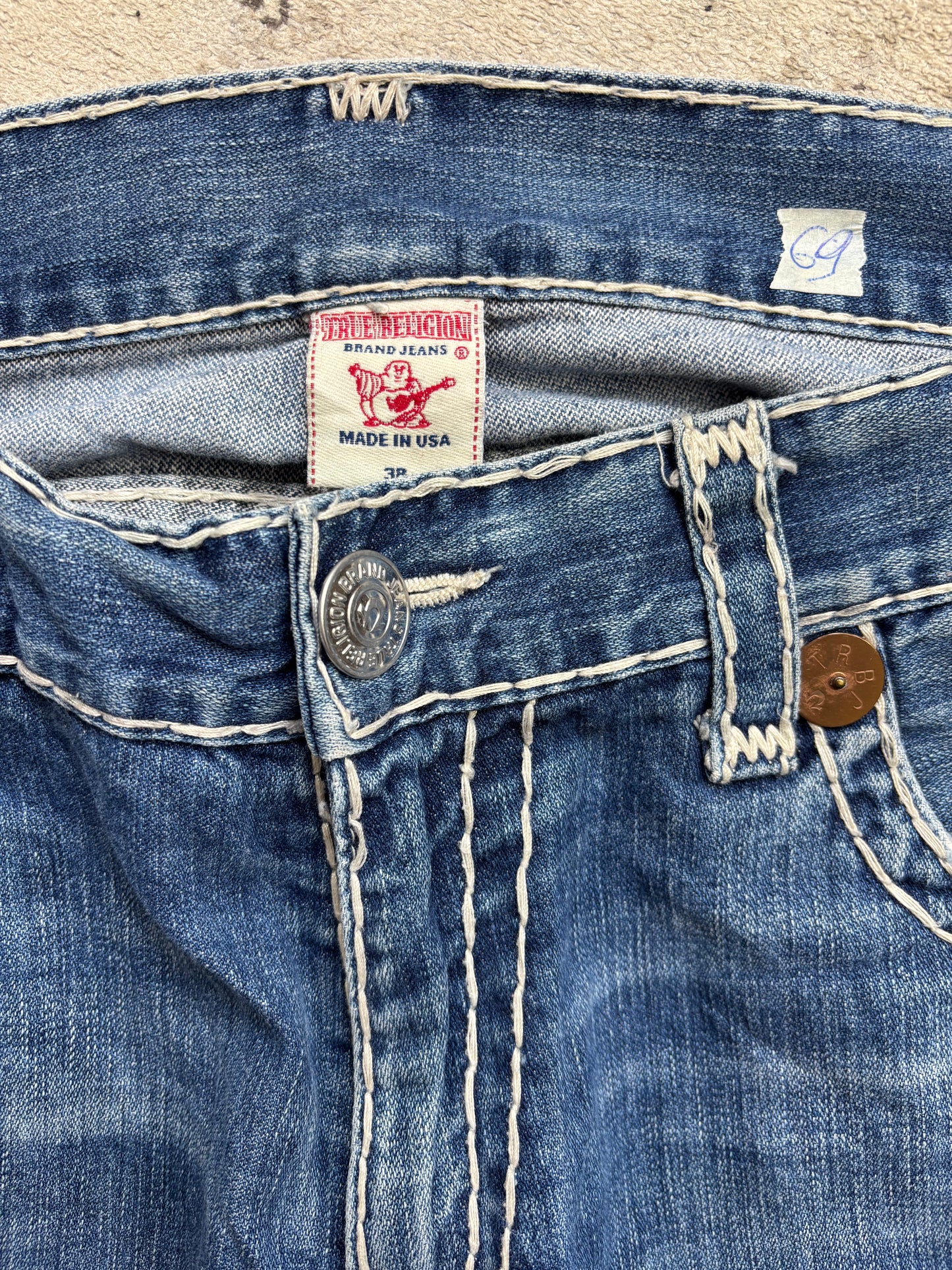 TRUE RELIGION JEANS W38 L34 #TR69