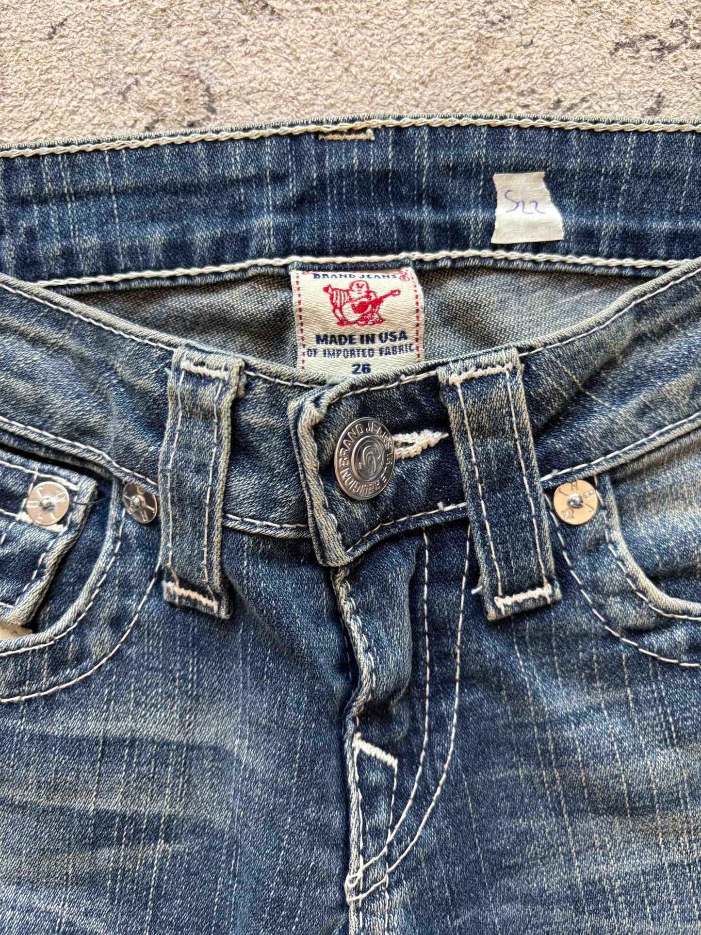 TRUE RELIGION HOT PANT W26 #S22