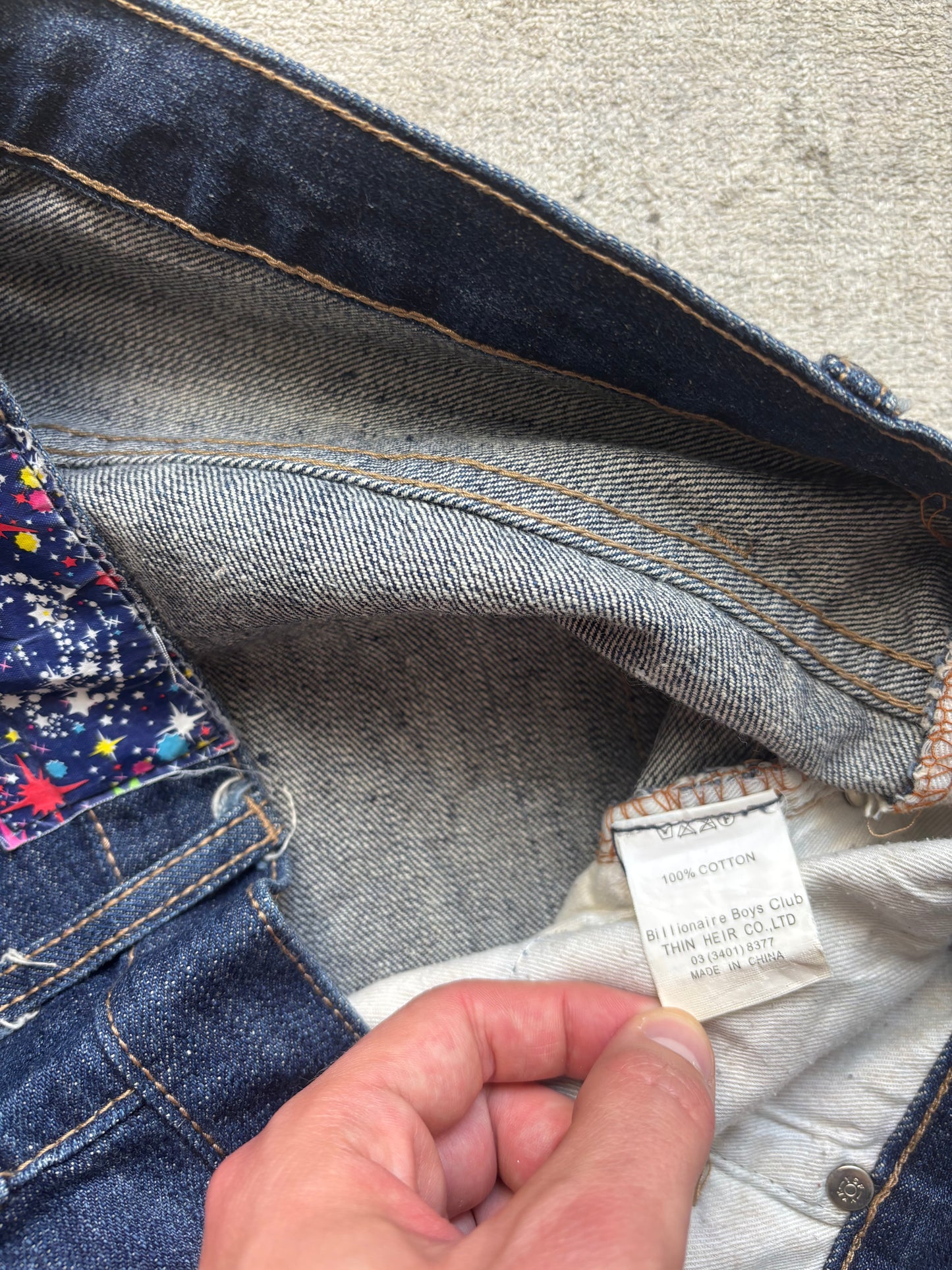 BILLIONAIRE BOYS CLUB RUNNING DOG JEANS W32 L30