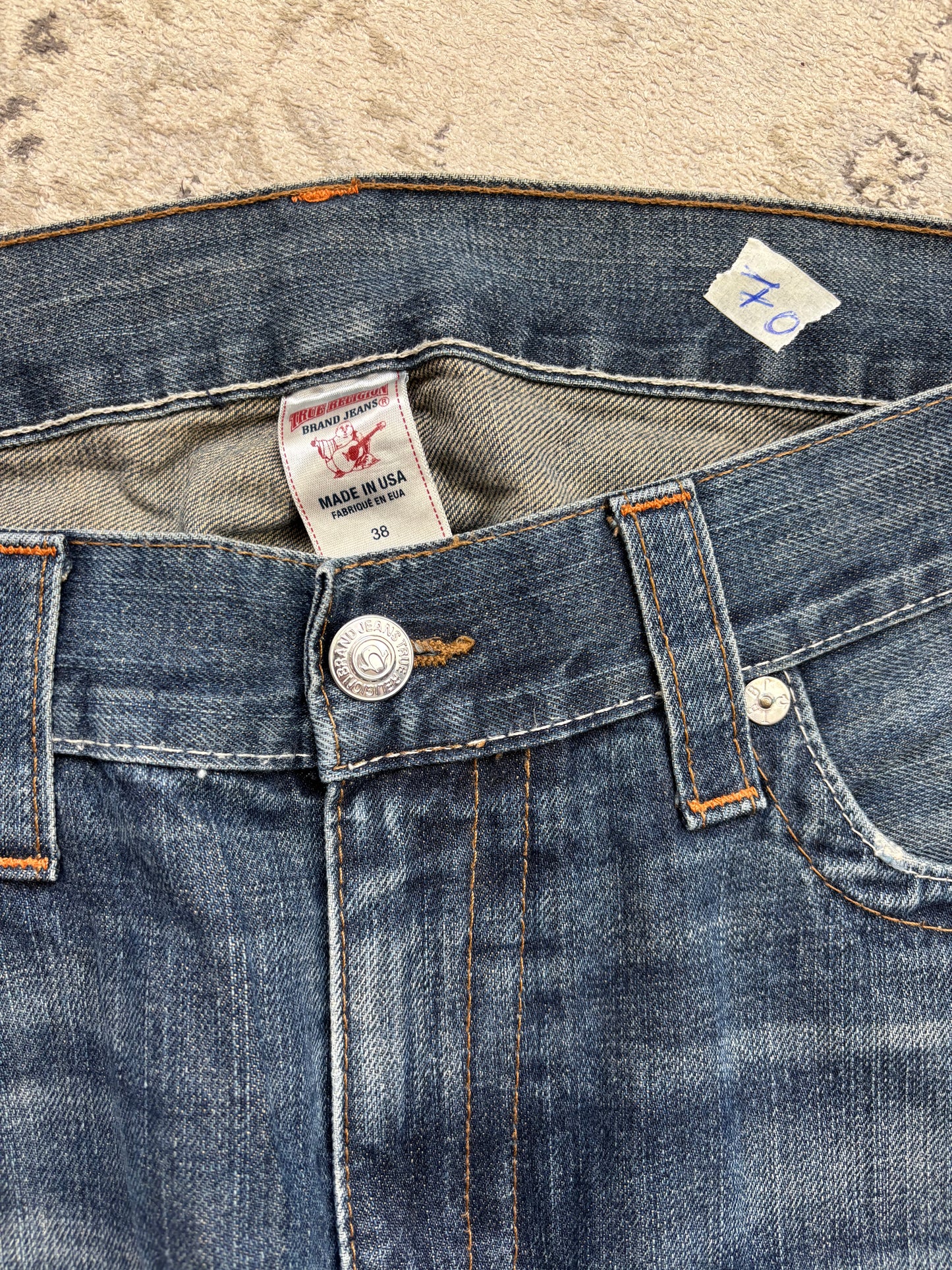 TRUE RELIGION JEANS W38 L34 #TR70