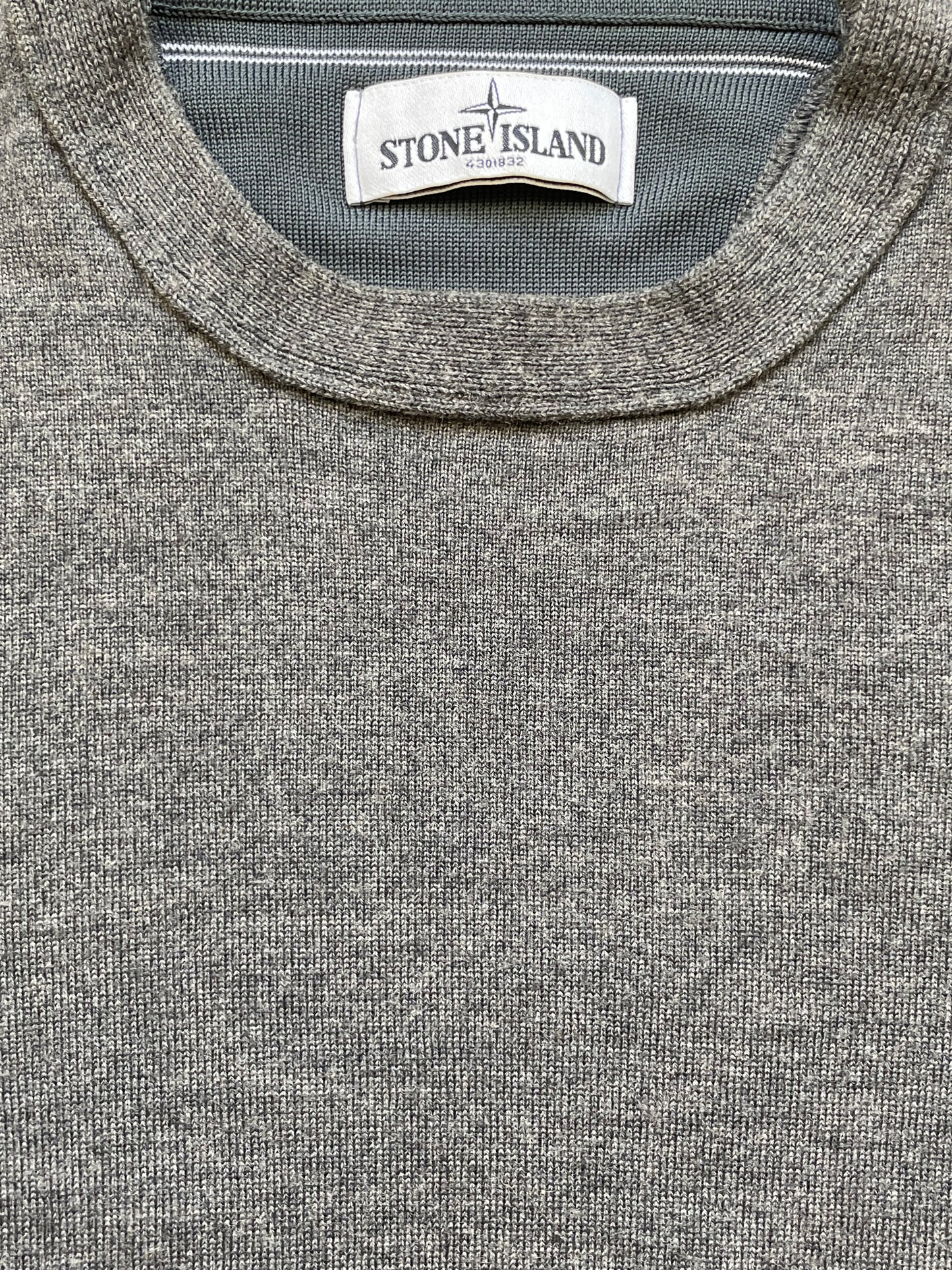 STONE ISLAND GREY KNIT (S)