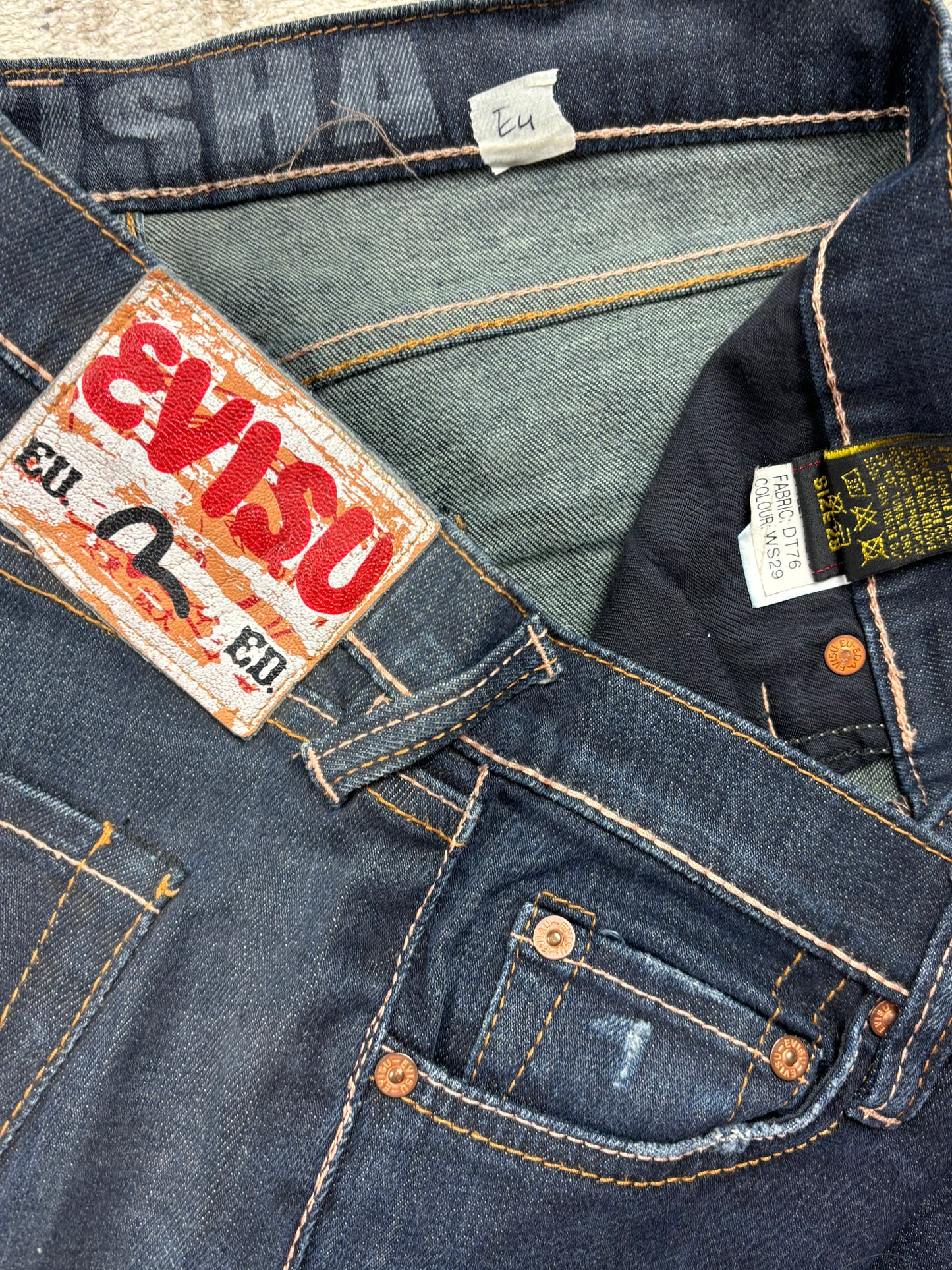 EVISU JEANS W28 L30 #E4