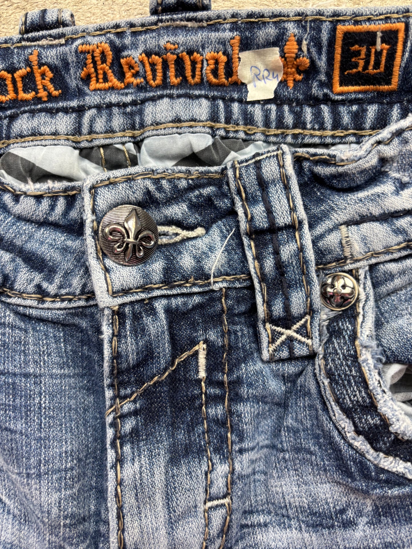 ROCK REVIVAL JEANS W30 L32 #RR4