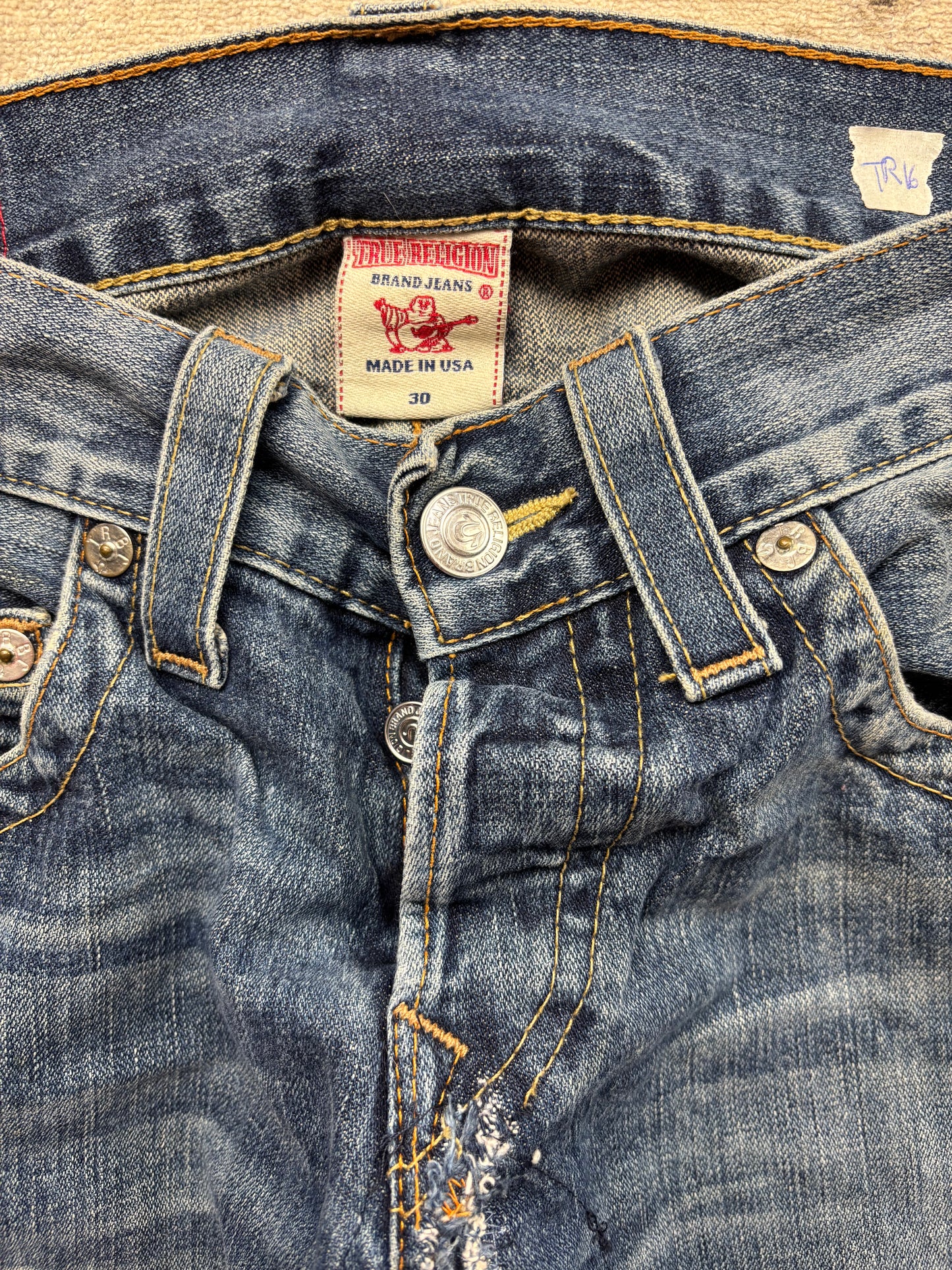 TRUE RELIGION JEANS W30 L32 #TR16