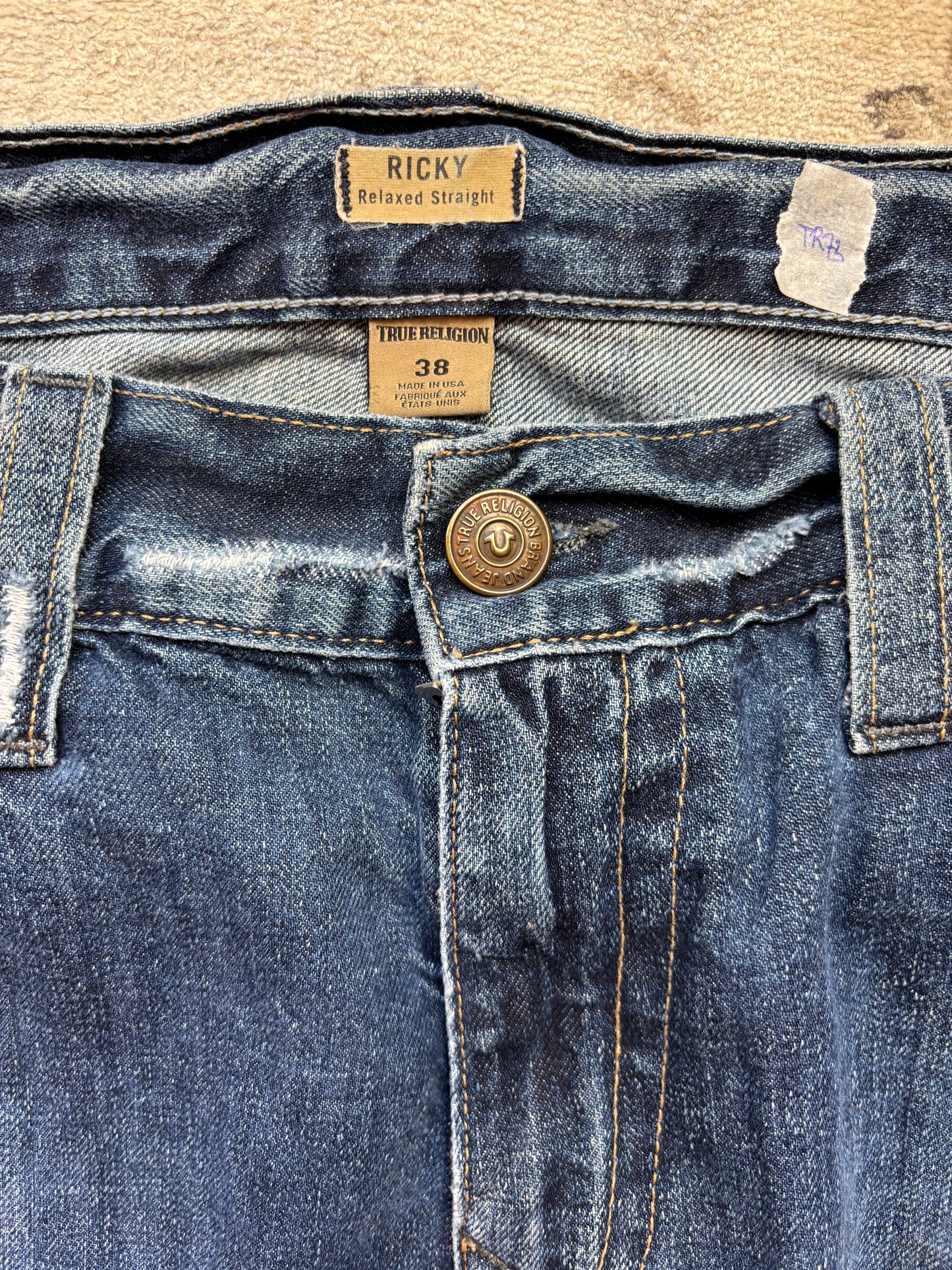 TRUE RELIGION JEANS W38 L34 #TR73