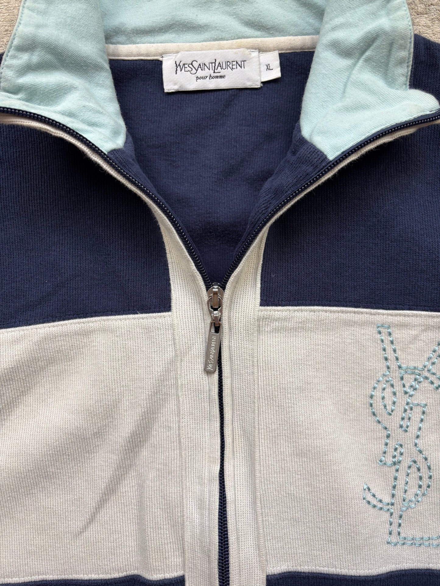 YSL ZIP UP VEST (XL)