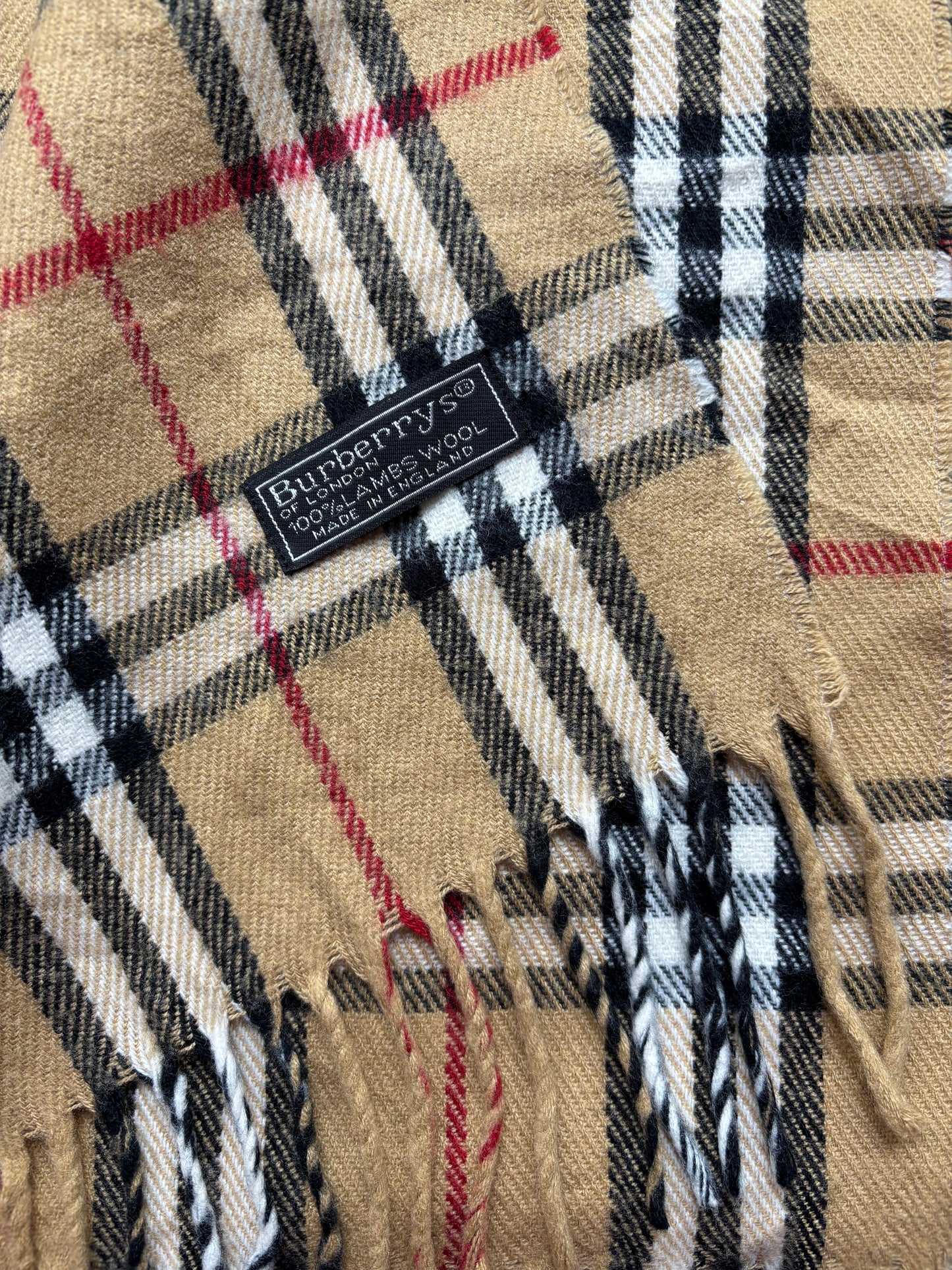 BURBERRY NOVACHECK SCARF BEIGE