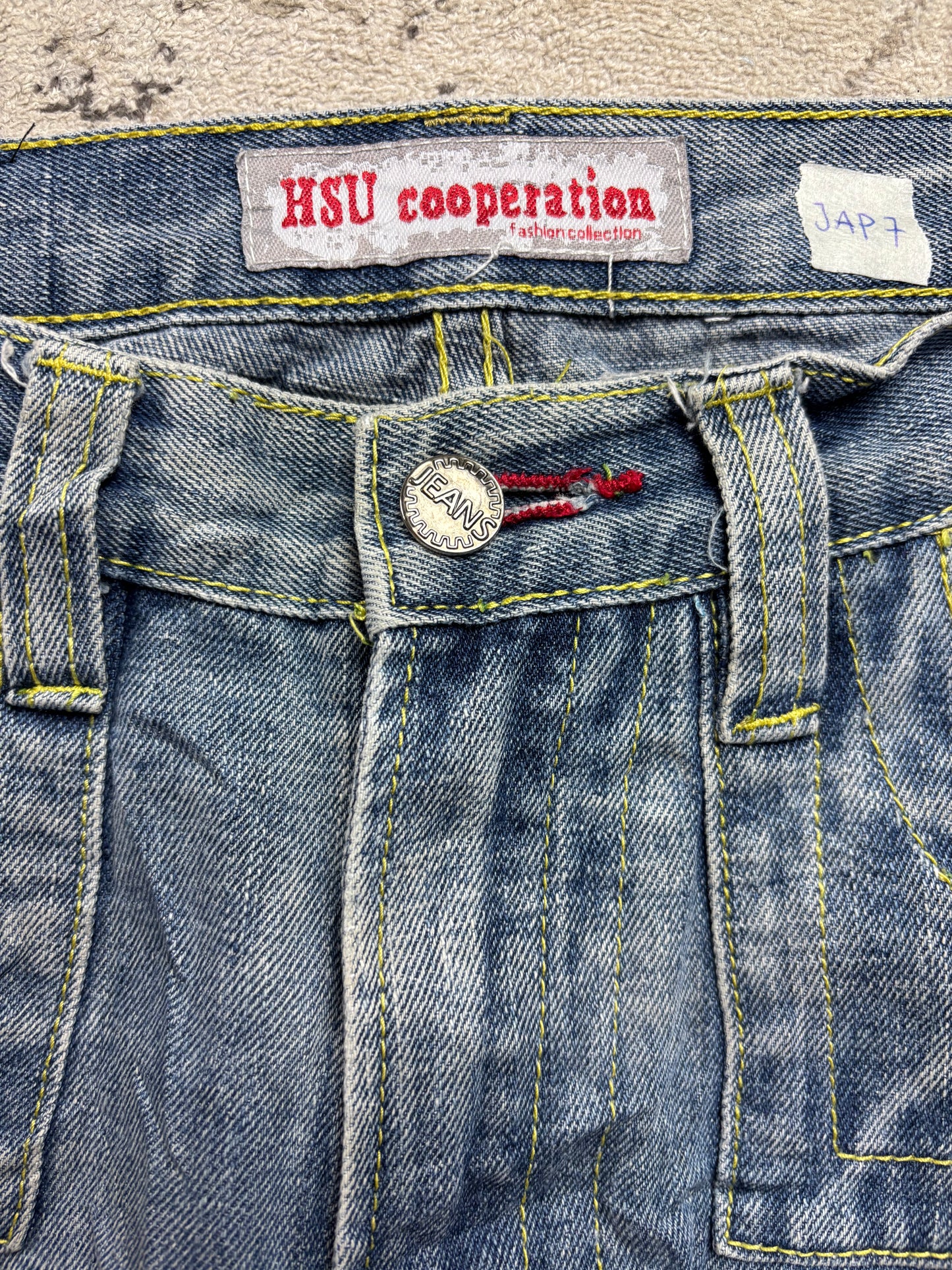 JAPANESE EMBROIDERED DENIM W31 L32 #JAP7