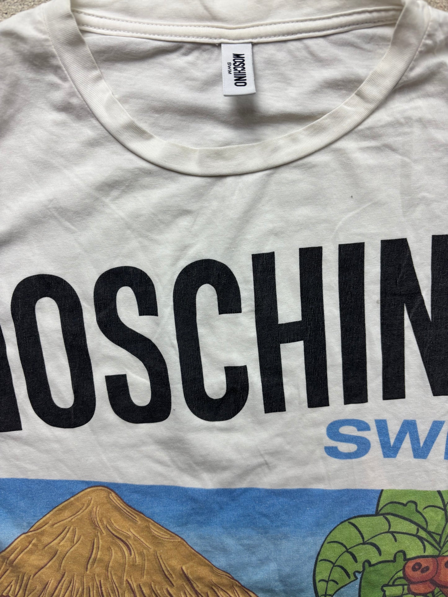 MOSCHINO WHITE T-SHIRT (M)
