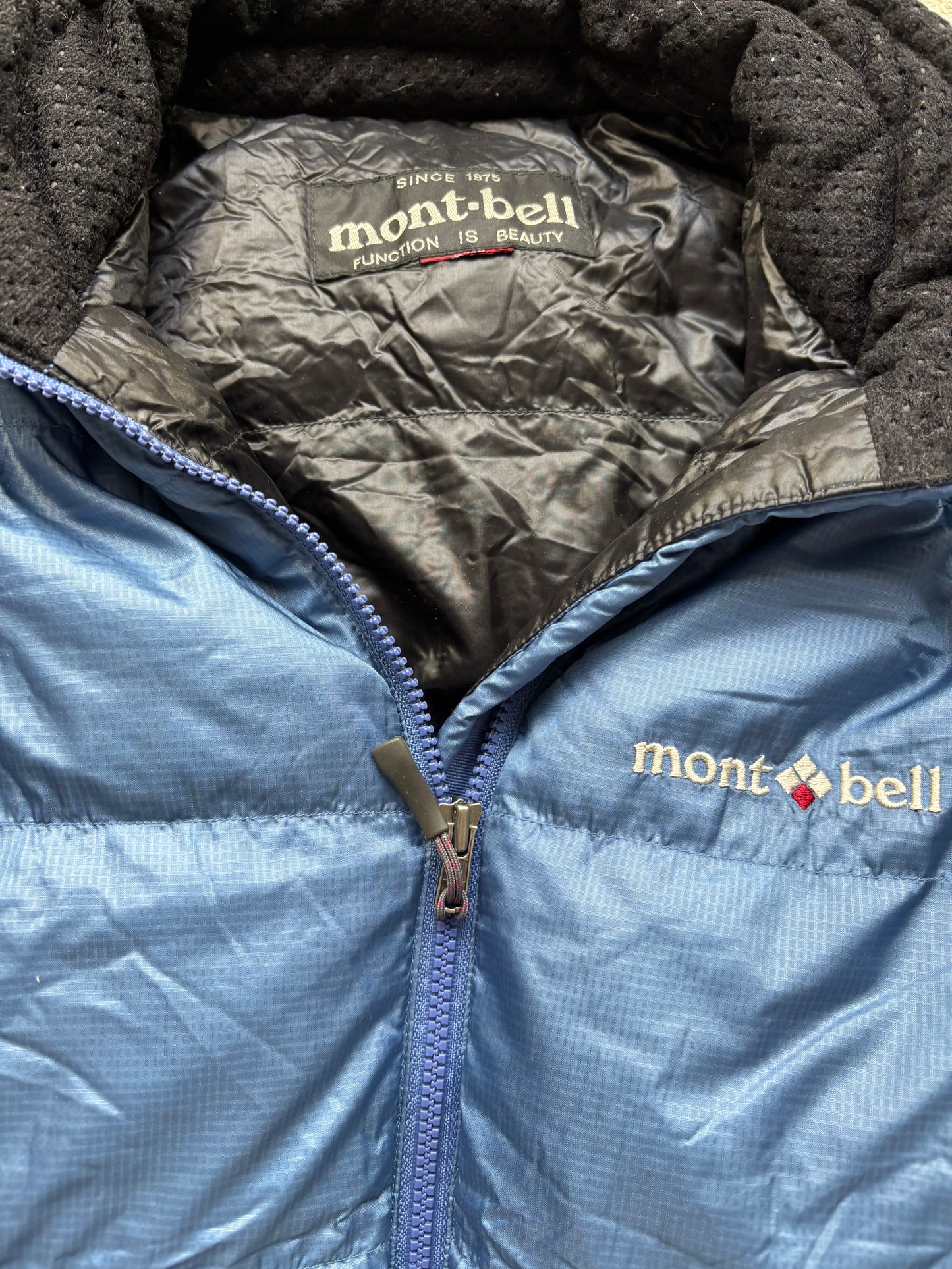 MONTBELL BLUE PUFFER JACKET (S)