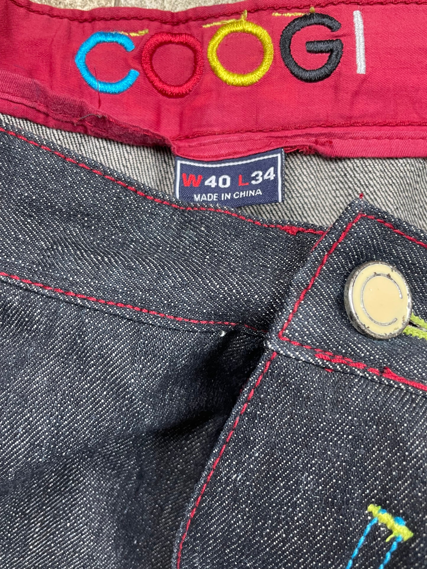 COOGI BAGGY JEANS W40 L34 #COOGI3