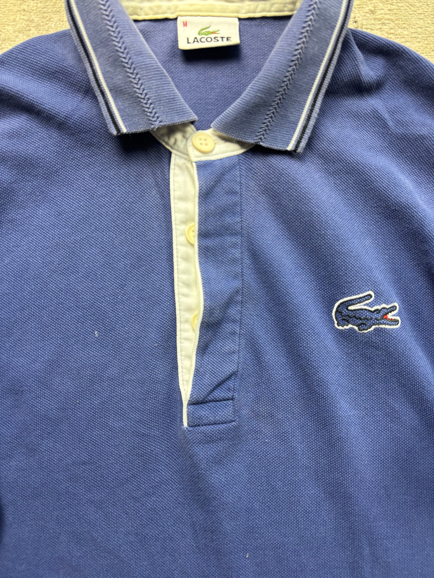 LACOSTE LONGSL. POLO SHIRT PURPLE (M)