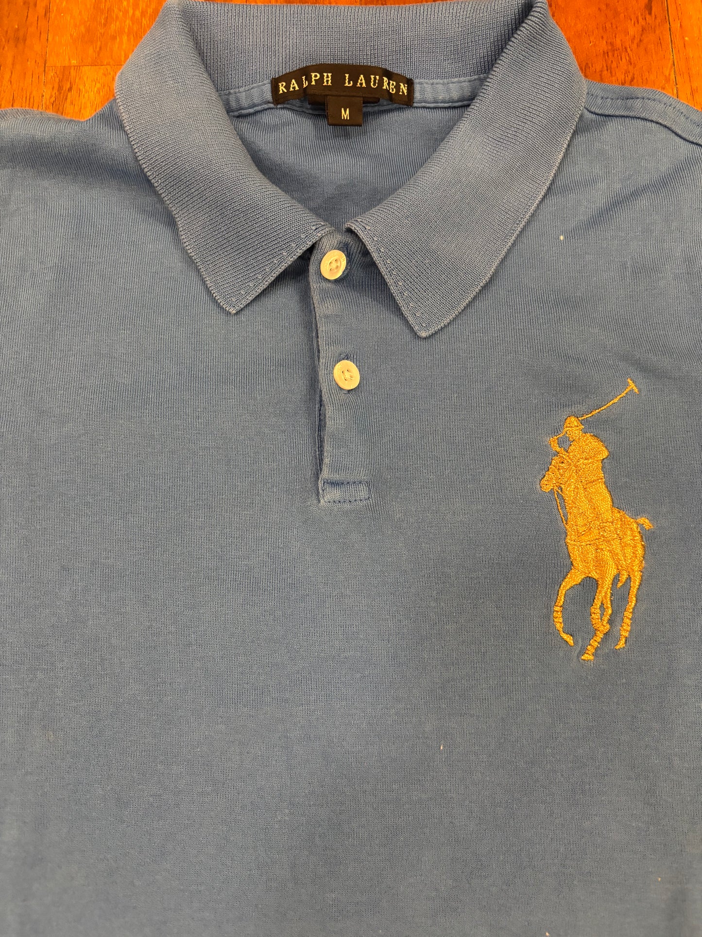 RALPH LAUREN POLO SHIRT BABYBLUE (XS)