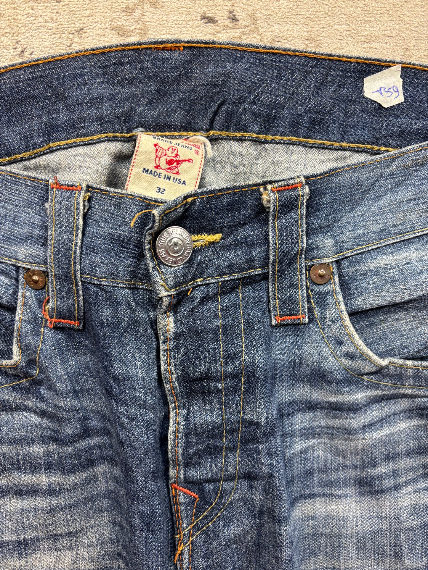 TRUE RELIGION JEANS W32 L32 #TR59