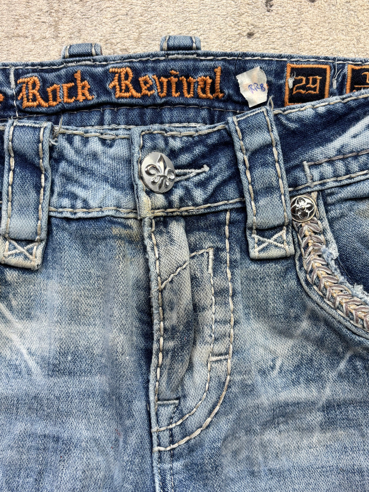 ROCK REVIVAL JEANS W29 L32 #RR8