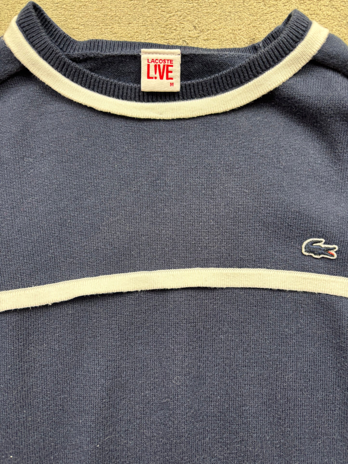 LACOSTE NAVY KNIT (S)