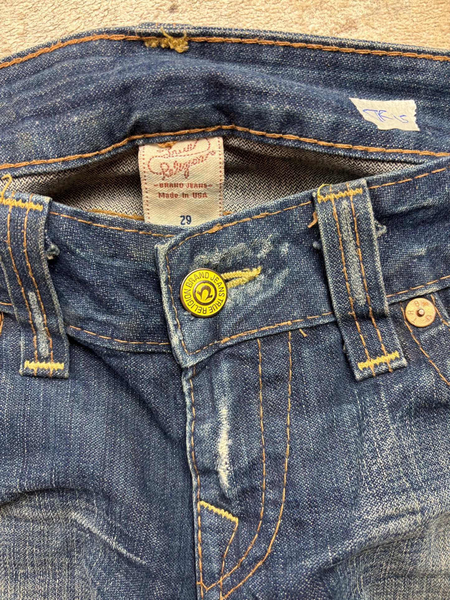 TRUE RELIGION JEANS W29 L32 #TR15