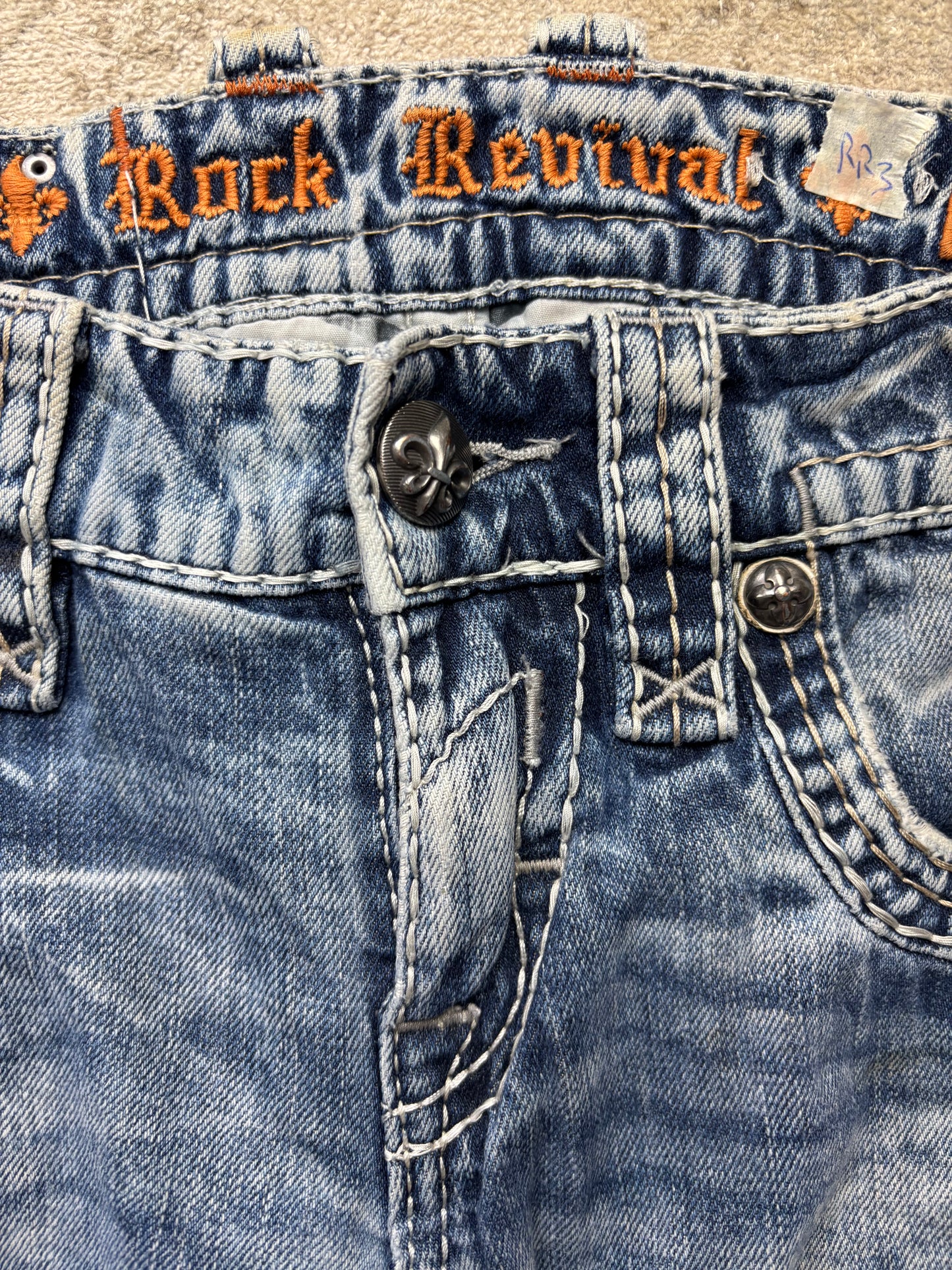 ROCK REVIVAL JEANS W28 L30 #RR3