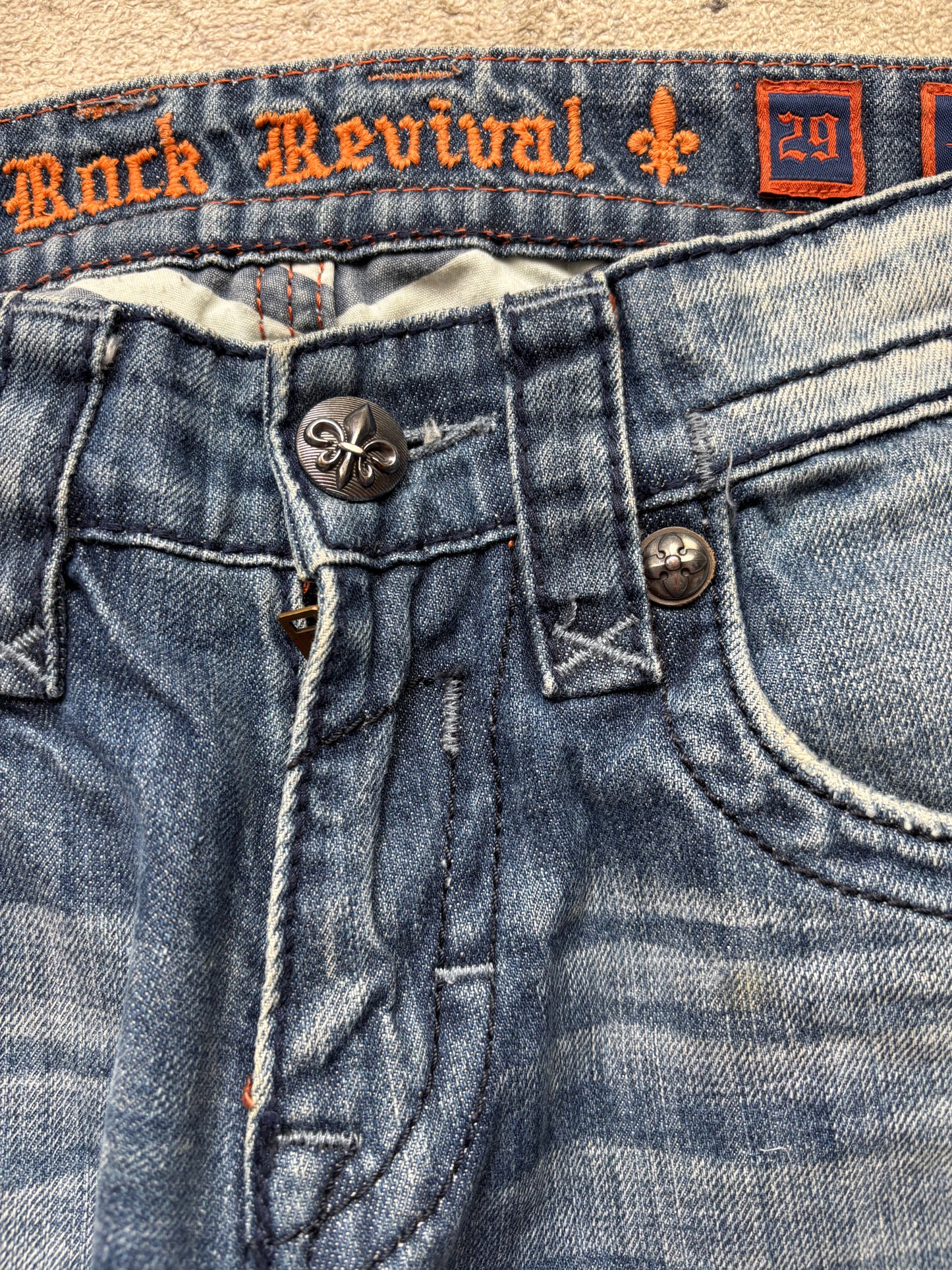 ROCK REVIVAL JEANS W29 L32 #RR16
