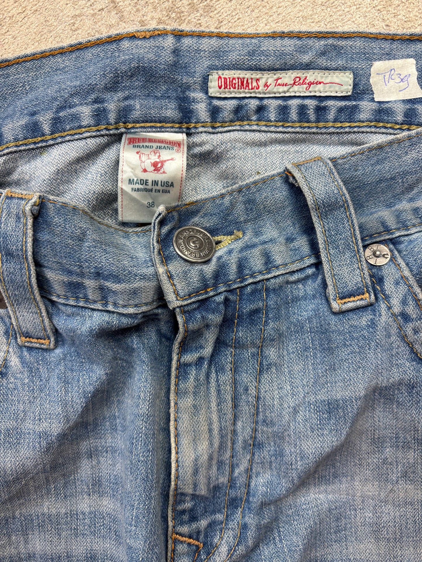 TRUE RELIGION JEANS W38 L34 #TR39