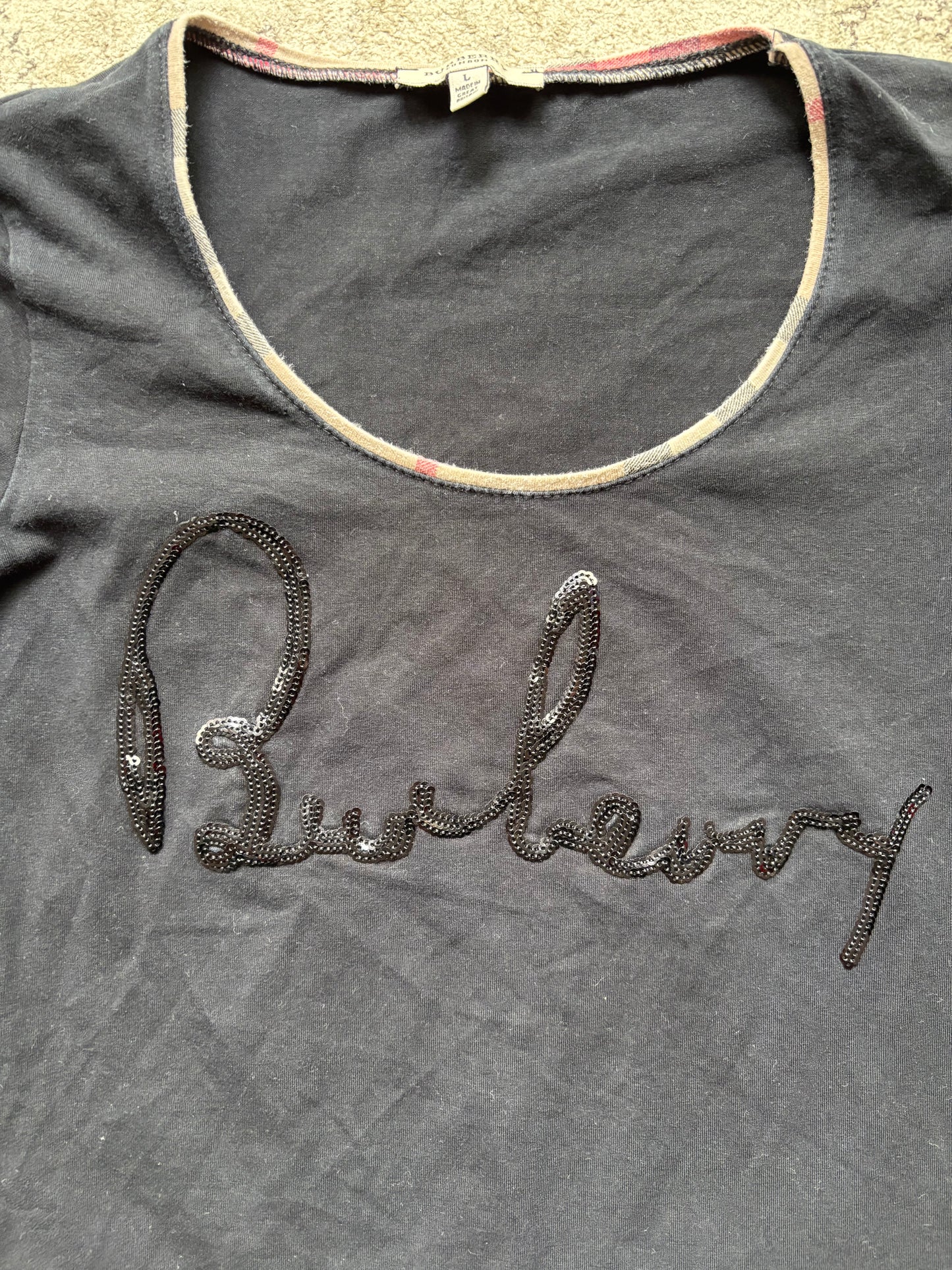 BURBERRY WOMEN T-SHIRT (L)
