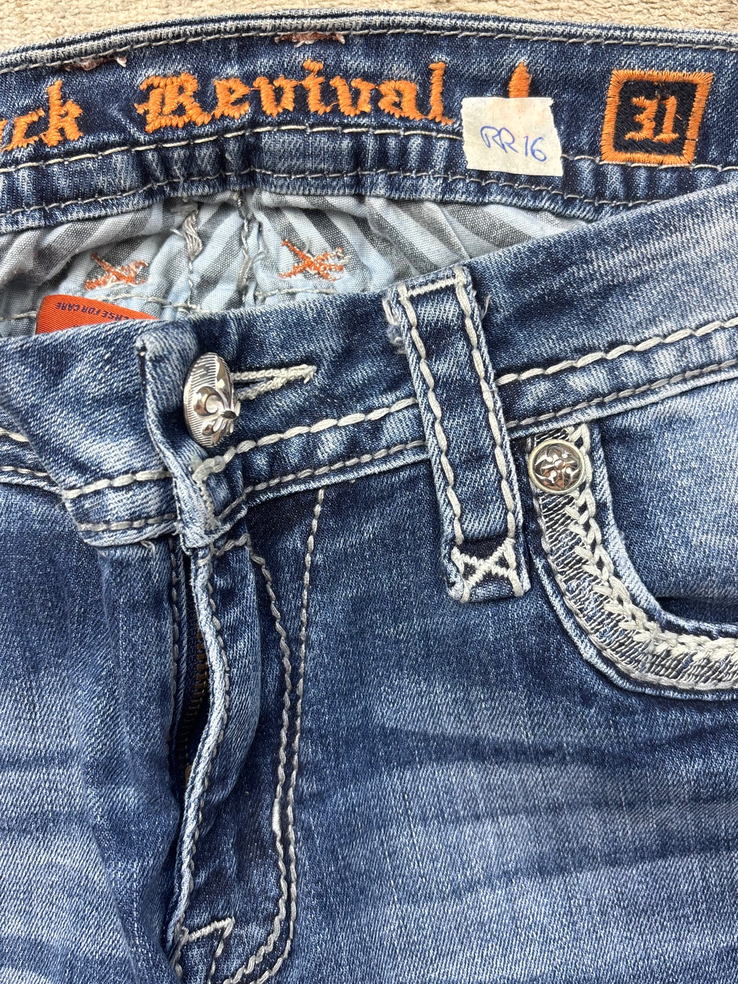 ROCK REVIVAL JEANS W31 L32 #RR16