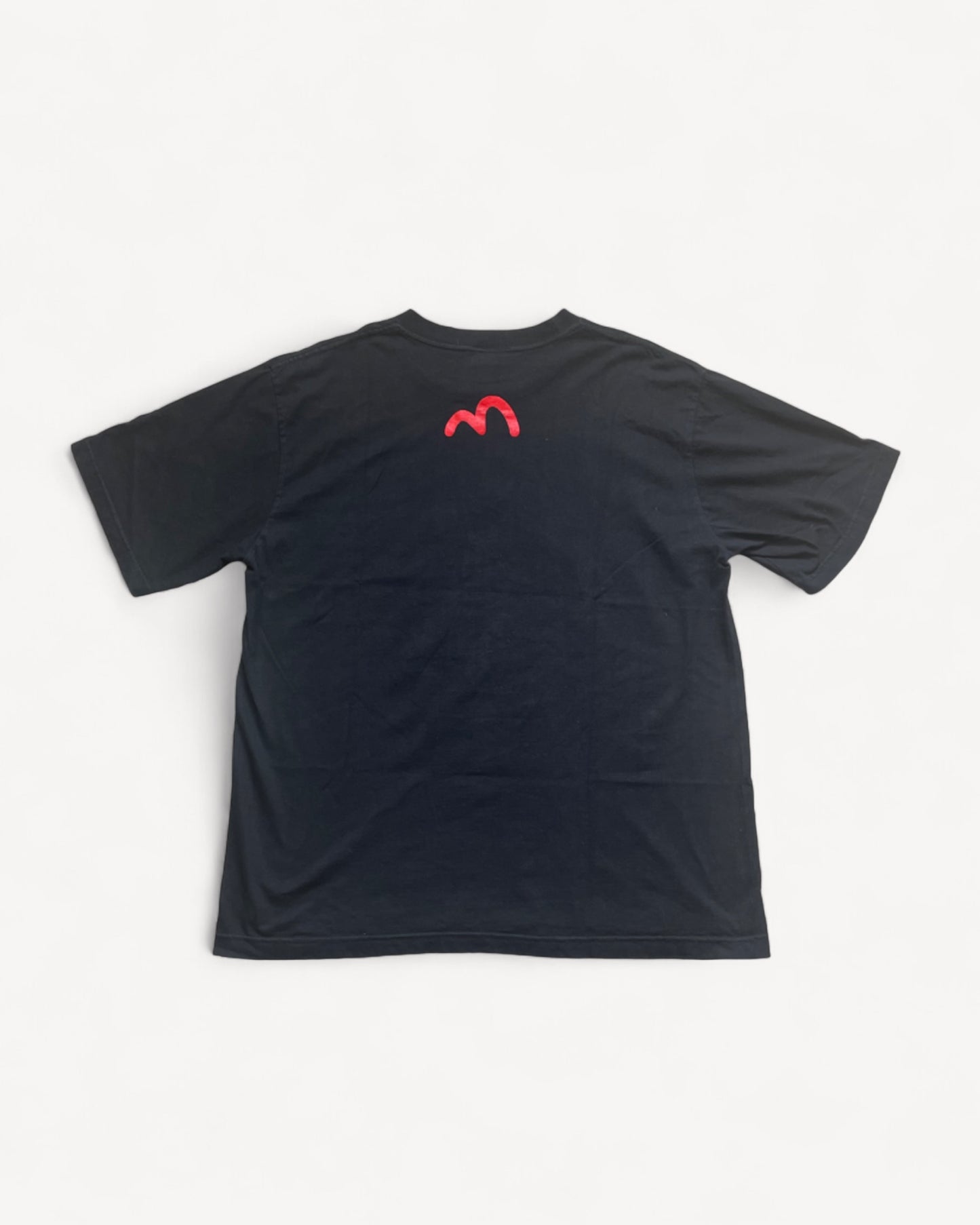 EVISU BLACK T-SHIRT (L)