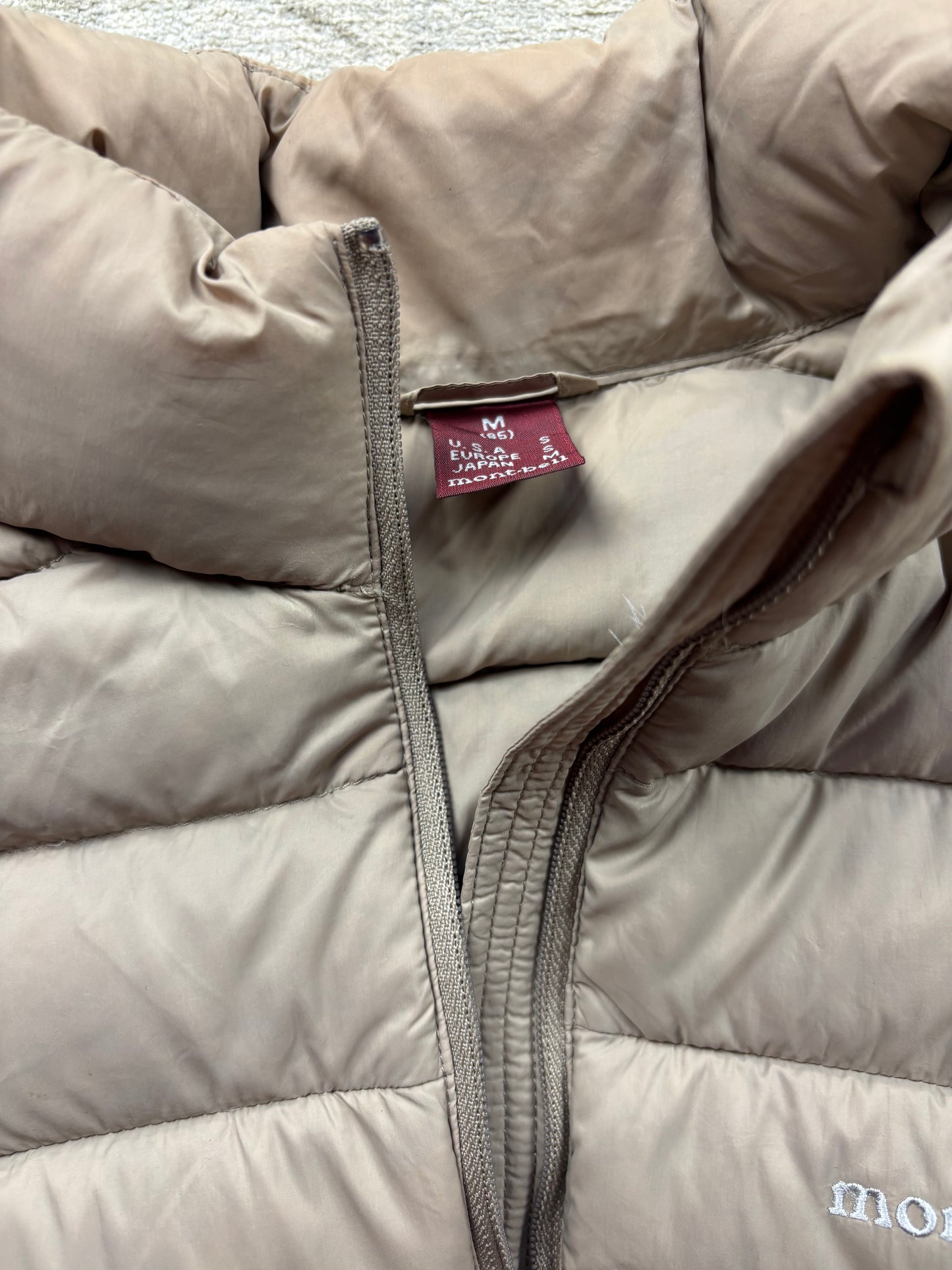 MONTBELL BEIGE PUFFER JACKET (S)