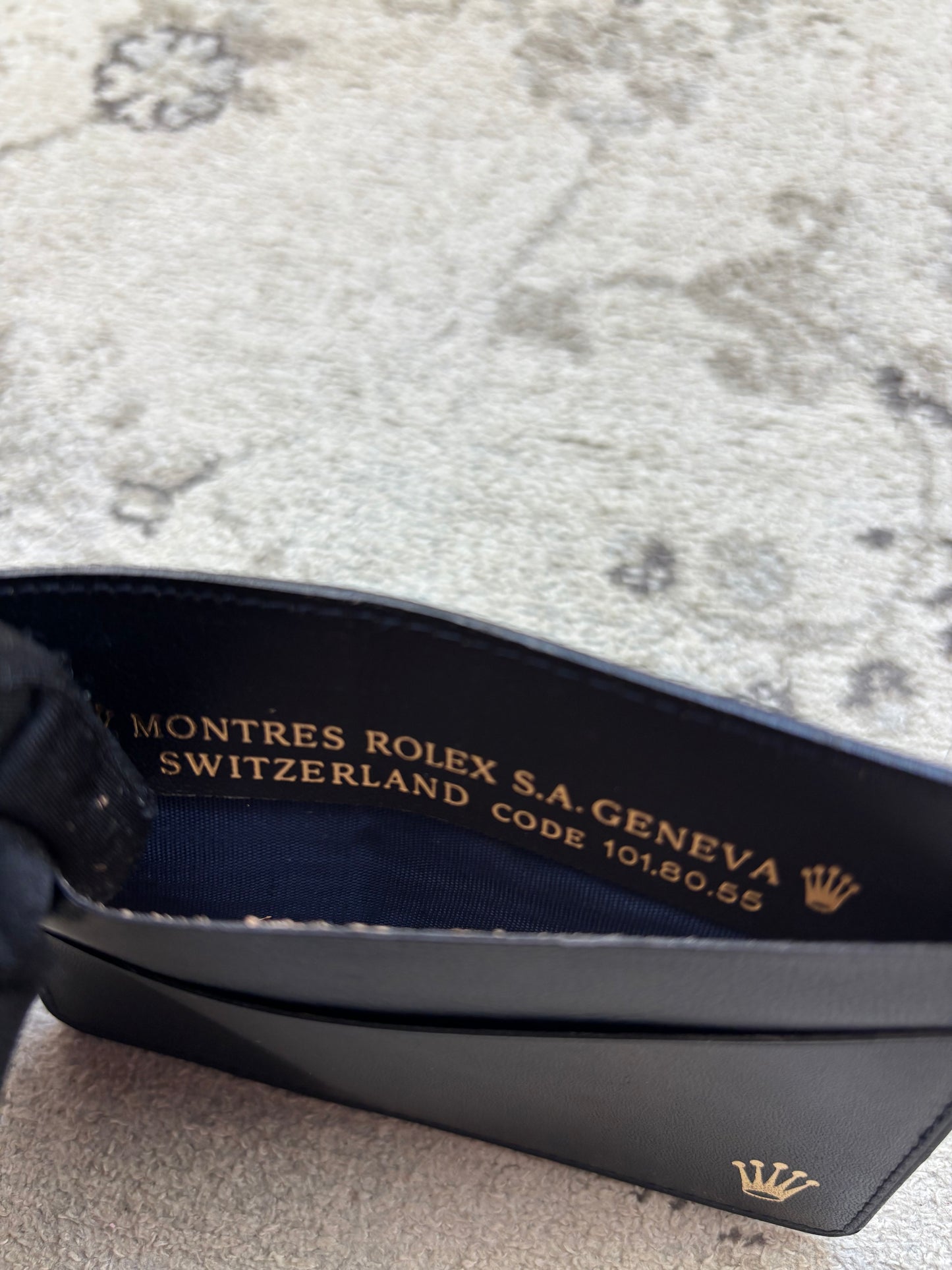 ROLEX BLACK CARDHOLDER