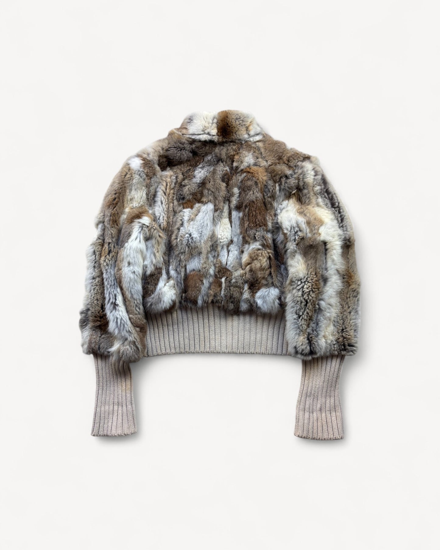 FUR WOMEN ZIP UP JACKET (M)