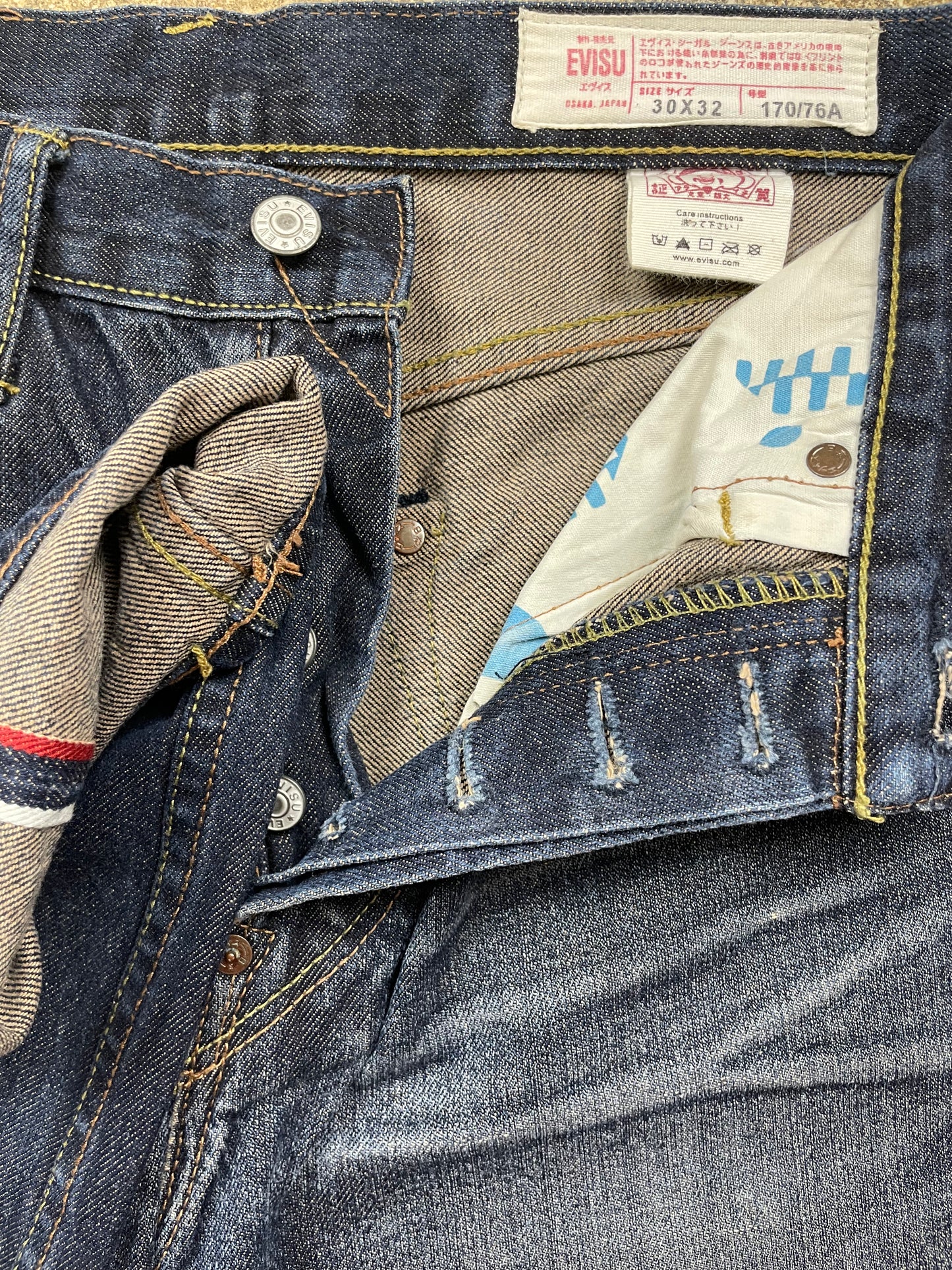 EVISU DIACOCK JEANS NR. 3 W30 L32 #EVD5