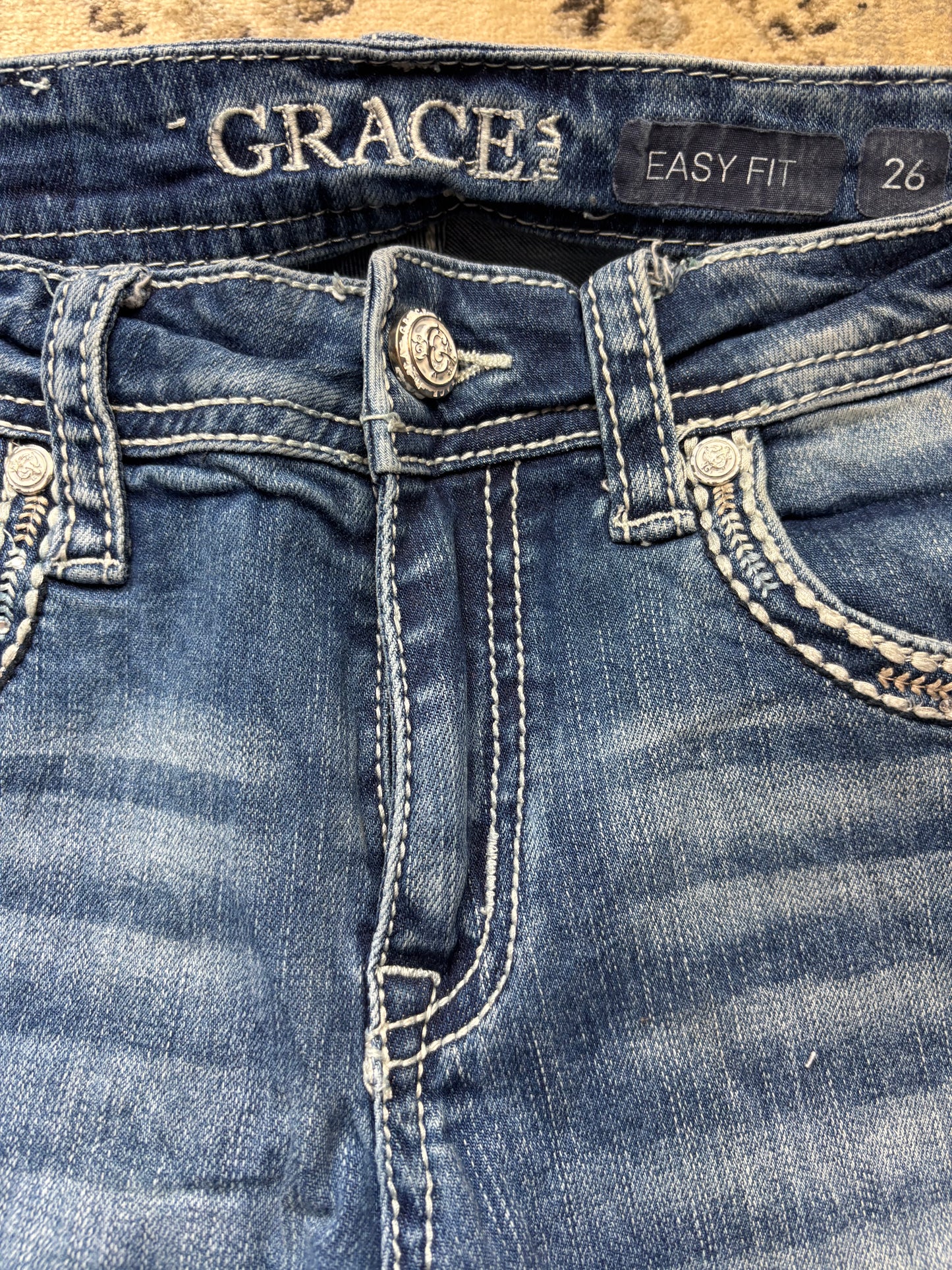 MISS ME STYLE JEANS W26 L32 #MS7