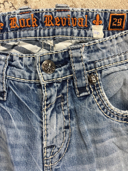 ROCK REVIVAL JEANS W29 L32 #RR20