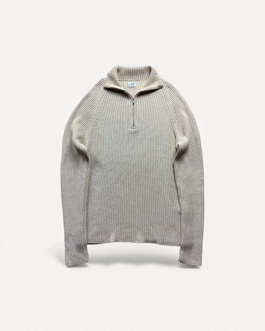 CP COMPANY HALF ZIP UP KNIT (M)