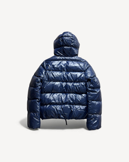DUVETICA NAVY PUFFER JACKET (S/M)