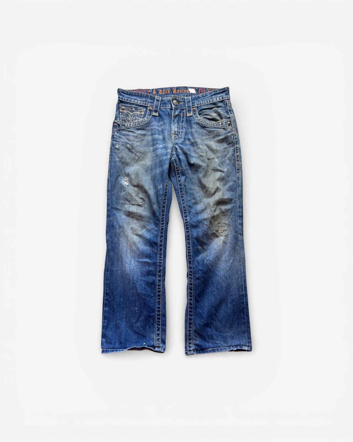 ROCK REVIVAL JEANS W32 L30 #RR14