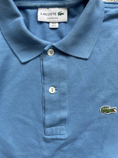 LACOSTE POLO SHIRT BLUE (S)