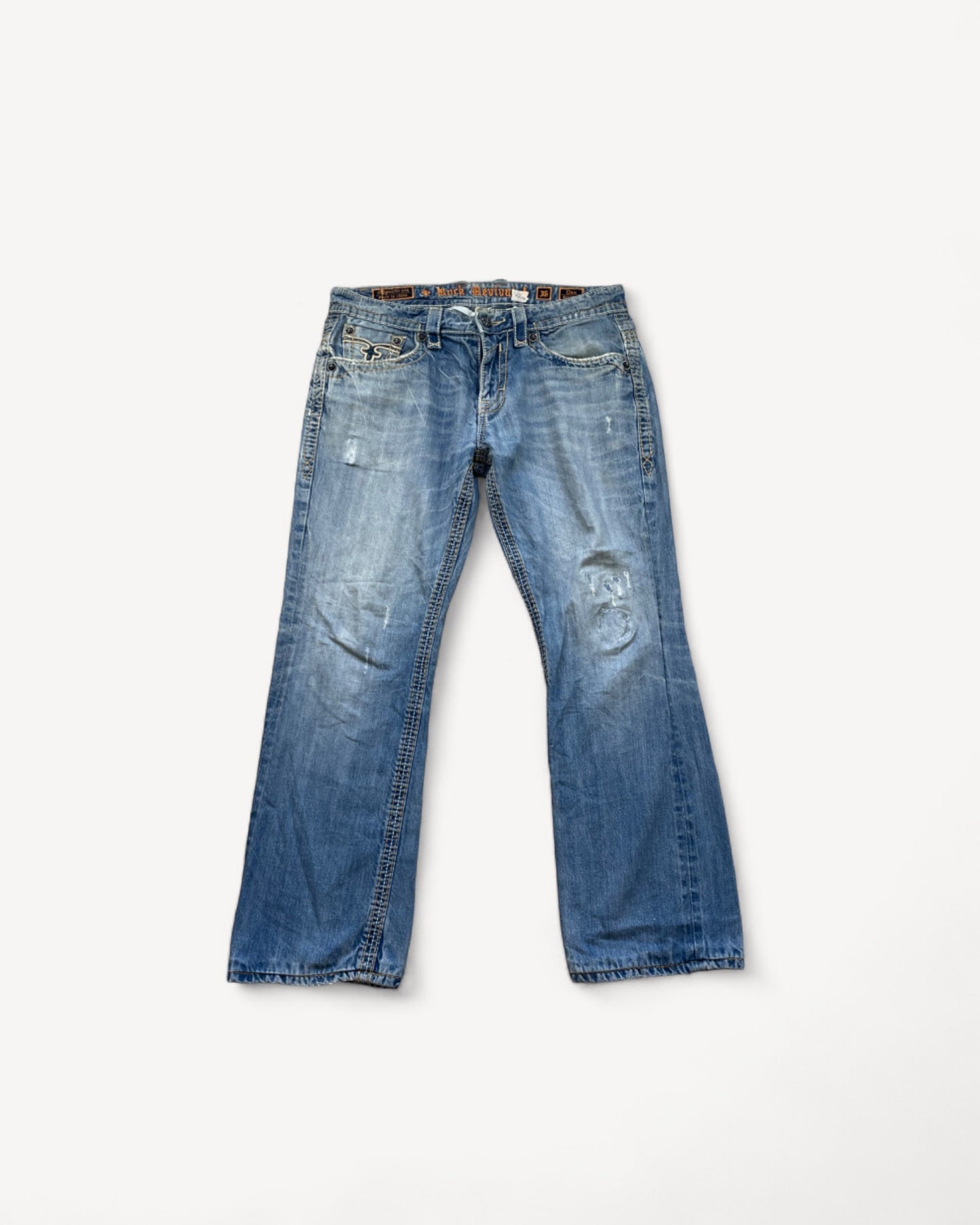 ROCK REVIVAL JEANS W36 L32 #RR19