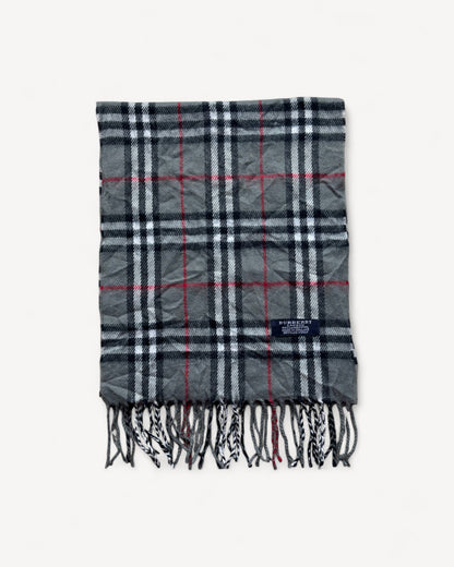 BURBERRY NOVACHECK SCARF GREY