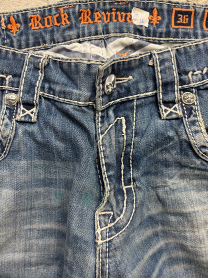 ROCK REVIVAL JEANS W36 L32 #RR26