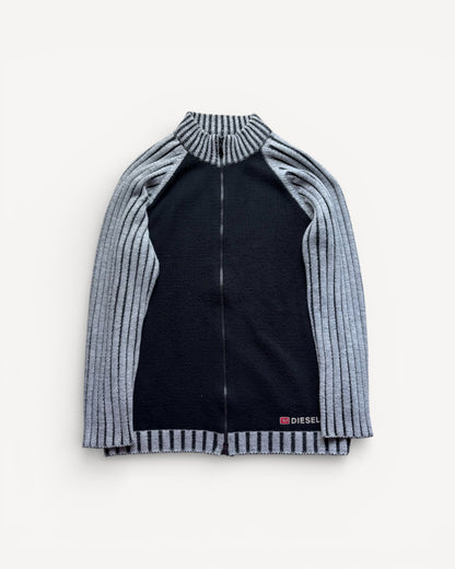 DIESEL ZIP UP KNIT (L)