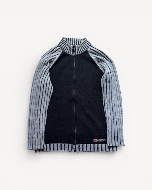 DIESEL ZIP UP KNIT (L)