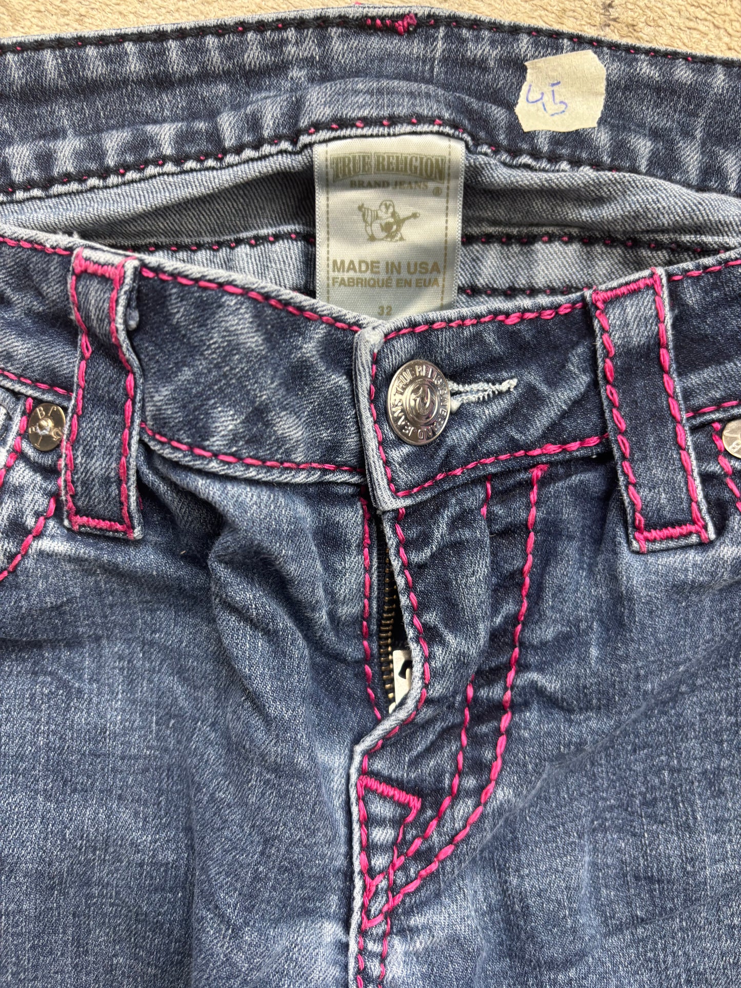 TRUE RELIGION JEANS W32 L32 #TR45