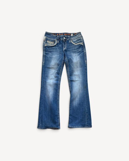 ROCK REVIVAL JEANS W28 L30 #RR5