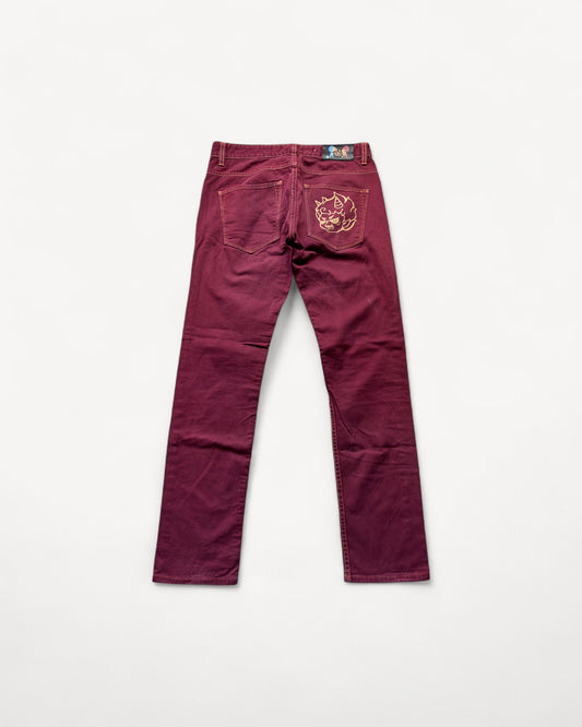 JAPANESE EMBROIDERED DENIM W31 L32 #JAP7