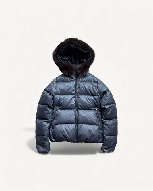DUVETICA NAVY WOMEN PUFFER JACKET (M)
