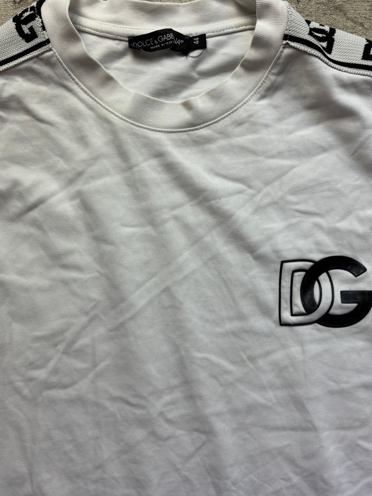 DOLCE & GABBANA WHITE T-SHIRT (L)