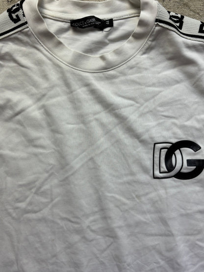 DOLCE & GABBANA WHITE T-SHIRT (L)